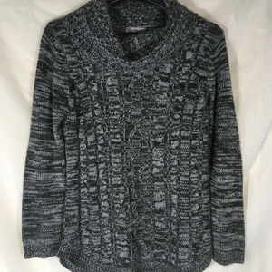 Jason Maxwell Gray Cowlneck Size Large